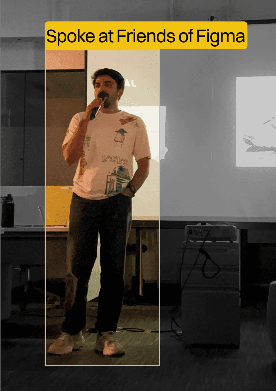 Mrithyunjay speaking at Friends of Figma.
